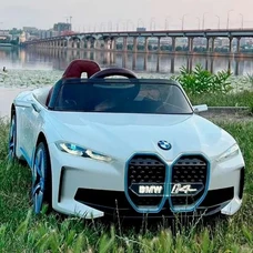 Детский электромобиль JE1009EBLR-1(4WD) белый BMW с четырьмя моторами фото 14