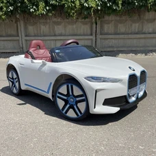Детский электромобиль JE1009EBLR-1(4WD) белый BMW с четырьмя моторами фото 20