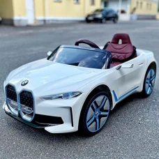 Детский электромобиль JE1009EBLR-1(4WD) белый BMW с четырьмя моторами фото 21