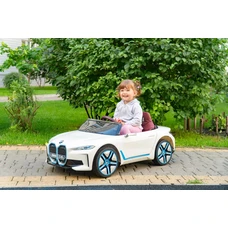 Детский электромобиль JE1009EBLR-1(4WD) белый BMW с четырьмя моторами фото 54