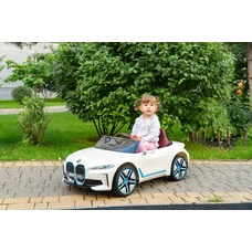 Детский электромобиль JE1009EBLR-1(4WD) белый BMW с четырьмя моторами фото 71