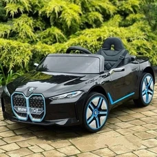 Детский электромобиль JE1009EBLR-2(4WD) черный BMW с четырьмя моторами фото 21