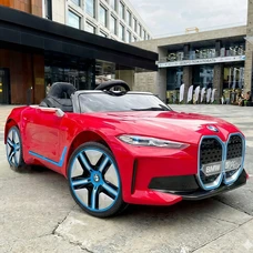 Детский электромобиль JE1009EBLR-3(4WD) красный BMW с четырьмя моторами