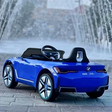 Детский электромобиль JE1009EBLR-4(4WD) синий BMW с четырьмя моторами фото 63