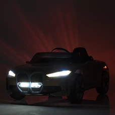 Детский электромобиль JE1009EBLR-4(4WD) синий BMW с четырьмя моторами фото 71