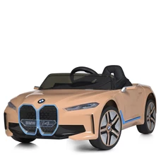 Детский электромобиль JE1009EBLR-13(4WD) бежевый BMW с четырьмя моторами фото 22