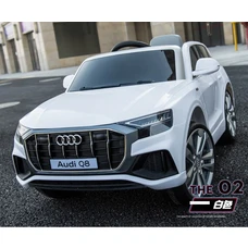 Детский электромобиль JJ2066EBLR-1 белый Audi с мягким сиденьем фото 37
