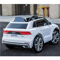 Детский электромобиль JJ2066EBLR-1 белый Audi с мягким сиденьем фото 54