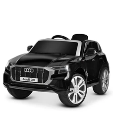 Детский электромобиль JJ2066EBLR-2 черный Audi с мягким сиденьем фото 28