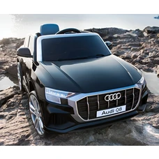 Детский электромобиль JJ2066EBLR-2 черный Audi с мягким сиденьем фото 21