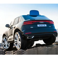 Детский электромобиль JJ2066EBLR-2 черный Audi с мягким сиденьем фото 37