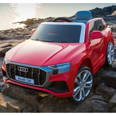 Детский электромобиль JJ2066EBLR-3 красный Audi с мягким сиденьем фото 14