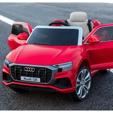 Детский электромобиль JJ2066EBLR-3 красный Audi с мягким сиденьем фото 54