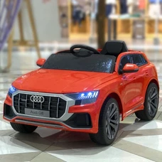 Детский электромобиль JJ2066EBLR-3 красный Audi с мягким сиденьем фото 63
