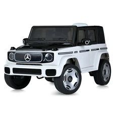 Детский электромобиль JJ2088EBLR-1-2(4WD) бело-черный Mercedes с четырьмя моторами фото 53