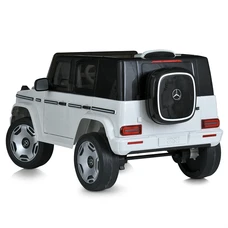 Детский электромобиль JJ2088EBLR-1-2(4WD) бело-черный Mercedes с четырьмя моторами фото 18