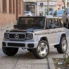 Детский электромобиль JJ2088EBLR-11(4WD) серый Mercedes с четырьмя моторами