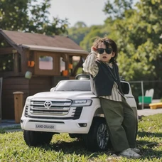 Детский электромобиль M 6146EBLR-1 белый Toyota с четырьмя моторами по 45W фото 63