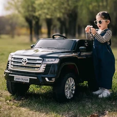 Детский электромобиль M 6146EBLRS-2 черный Toyota в автопокраске фото 14