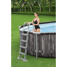 Каркасный бассейн Bestway 5611R размеры 610 х 366 х 122 см с фильтр-насосом фото 71
