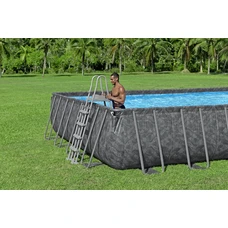 Каркасный бассейн Bestway 561KJ размеры 956 х 488 х 132 см с песочным фильтр-насосом фото 54