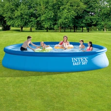 Надувной бассейн Intex 26168 размеры 457 х 122 см с фильтр-насосом фото 21