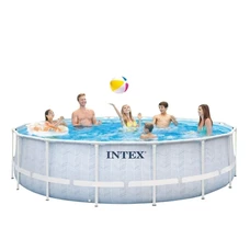 Каркасный бассейн Intex 26746 размеры 488 х 122 с фильтр-насосом фото 86