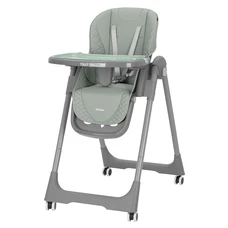 Стульчик для кормления Carrello Junior CRL-1412 Dark Green темно-зеленый с колесиками