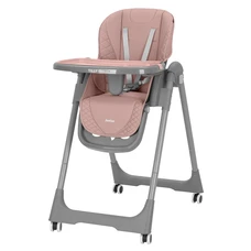 Стульчик для кормления Carrello Junior CRL-1412 Dark Pink темно-розовый с колесиками