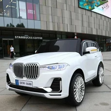 Двухместный детский электромобиль M 6364EBLR-1 белый BMW с четырьмя моторами фото 14