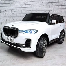Двухместный детский электромобиль M 6364EBLR-1 белый BMW с четырьмя моторами фото 54