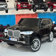 Двухместный детский электромобиль M 6364EBLRS-2 черный BMW в автопокраске фото 18