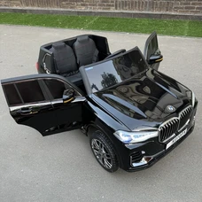 Двухместный детский электромобиль M 6364EBLRS-2 черный BMW в автопокраске фото 28