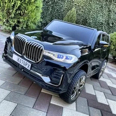 Двухместный детский электромобиль M 6364EBLRS-2 черный BMW в автопокраске фото 71