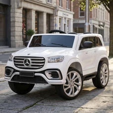Детский электромобиль M 6365EBLR-1 белый Mercedes с мягким сиденьем