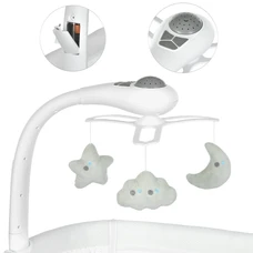 Приставная кровать El Camino Dream ME 1223 White белая с функцией укачивания фото 92