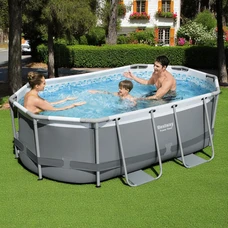 Каркасный бассейн Bestway 5614A размеры 300 х 200 х 84 см с фильтр-насосом