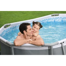 Каркасный бассейн Bestway 5614A размеры 300 х 200 х 84 см с фильтр-насосом фото 21