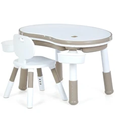 Столик - конструктор Bambi M 6177-13 бежевый столик Монтессори фото 14