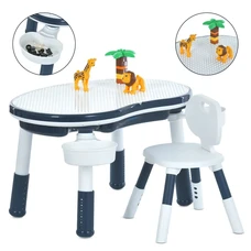 Столик - конструктор Bambi M 6177-11 серый столик Монтессори фото 41