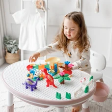 Столик - конструктор Bambi M 6177-11 серый столик Монтессори фото 86