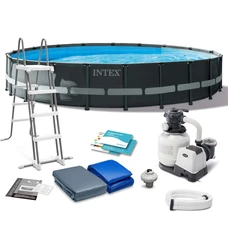 Каркасный бассейн Intex 26334 размеры 610 х 122 см с песочным фильтр-насосом фото 37