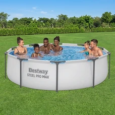 Каркасный бассейн Bestway 56408 размеры 305 х 76 см с фильтр-насосом