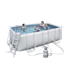 Каркасный бассейн Bestway 56457 размеры 412 х 201 х 122 см с песочным фильтр-насосом фото 21