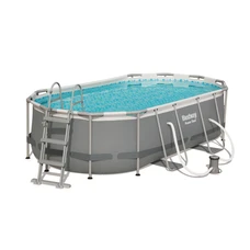 Каркасный бассейн Bestway 56620 размеры 424 х 250 х 100 см с фильтр-насосом фото 14