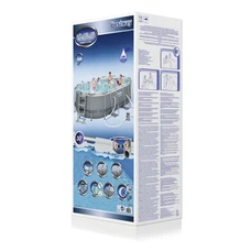 Каркасный бассейн Bestway 56620 размеры 424 х 250 х 100 см с фильтр-насосом фото 54
