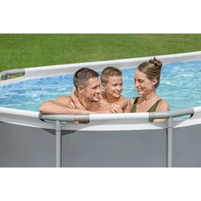 Каркасный бассейн Bestway 56710 размеры 549 х 274 х 122 см с фильтр-насосом фото 41