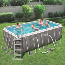 Каркасный бассейн Bestway 56722 размеры 412 х 201 х 122 см с фильтр-насосом