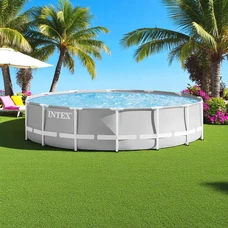 Каркасный бассейн Intex 26720 размеры 427 х 107 см с фильтр-насосом фото 14