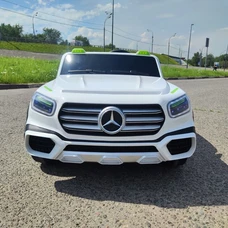 Двухместный детский электромобиль M 6379EBLR-1 белый Mercedes фото 14